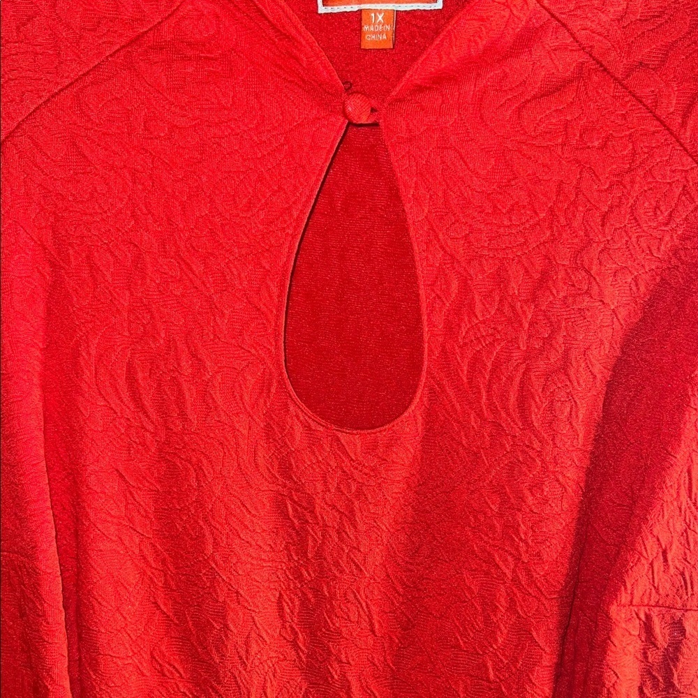 Modcloth Scarlet Keyhole Dress - Picture 3 of 11